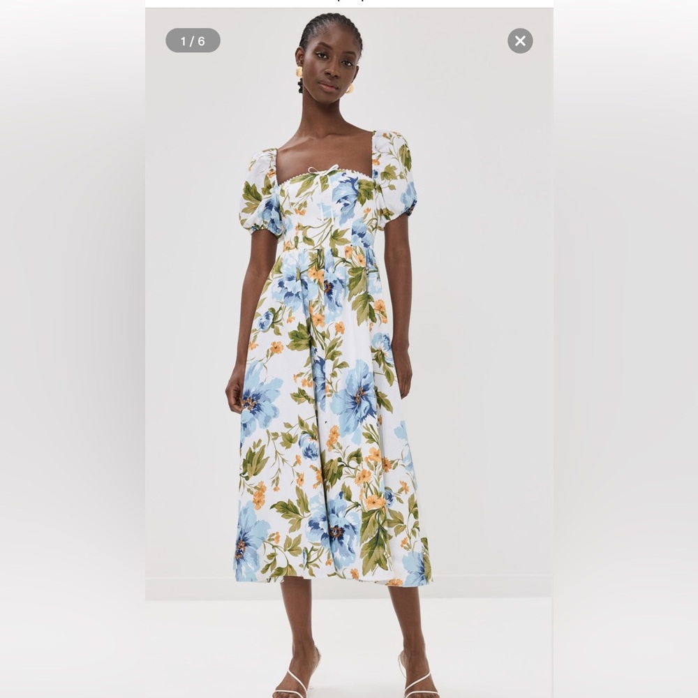 Reformation Marella Dress in Botanist